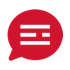 Icon of a speech bubble.