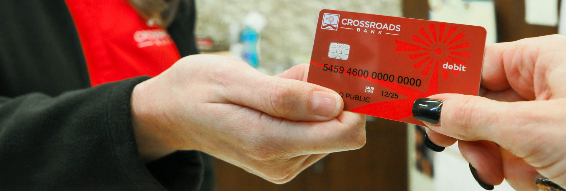 nudler Glæd dig fleksibel ATM & Debit Card | Personal Card, Convient ATM Locations | Crossroads Bank