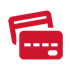 Icon of two credit cards.